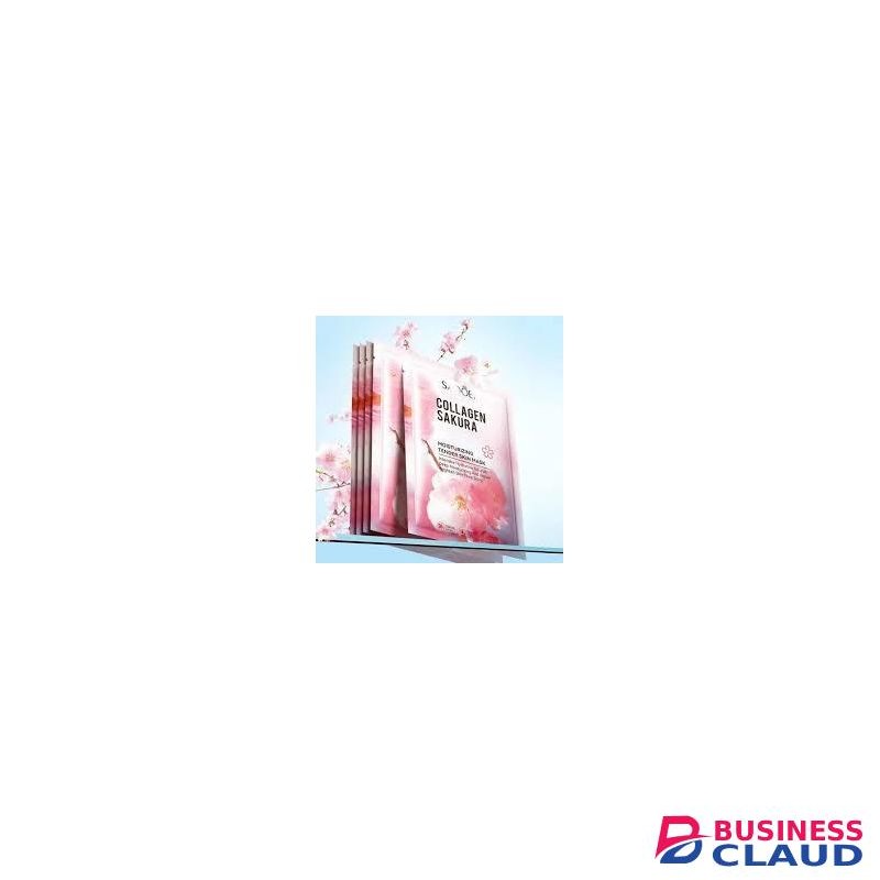 SADOER 6pcs Sakura Facial Sheet Masks For Moisturizing, Brightening Skin.