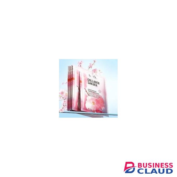 SADOER 6pcs Sakura Facial Sheet Masks For Moisturizing, Brightening Skin.