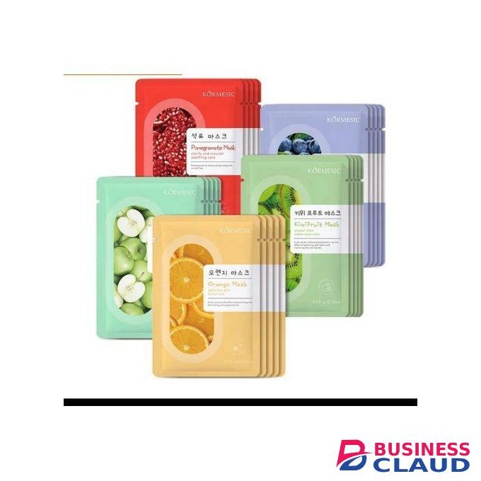 KORMESIC 4pcs fruit face mask and anti-wrinkle Moisturizing skin care
