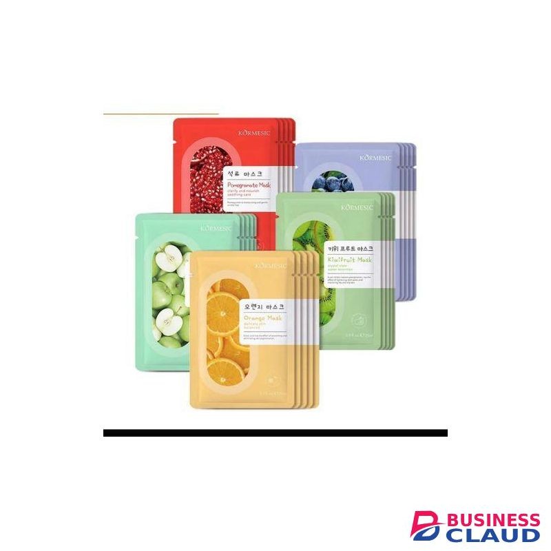 KORMESIC 4pcs fruit face mask and anti-wrinkle Moisturizing skin care