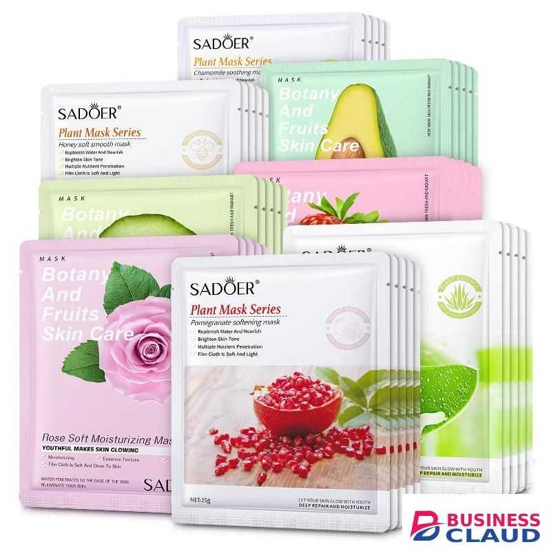 SADOER Ginseng rejuvenating Facial Sheet Mask Tissue Face Mask Fruit Extract