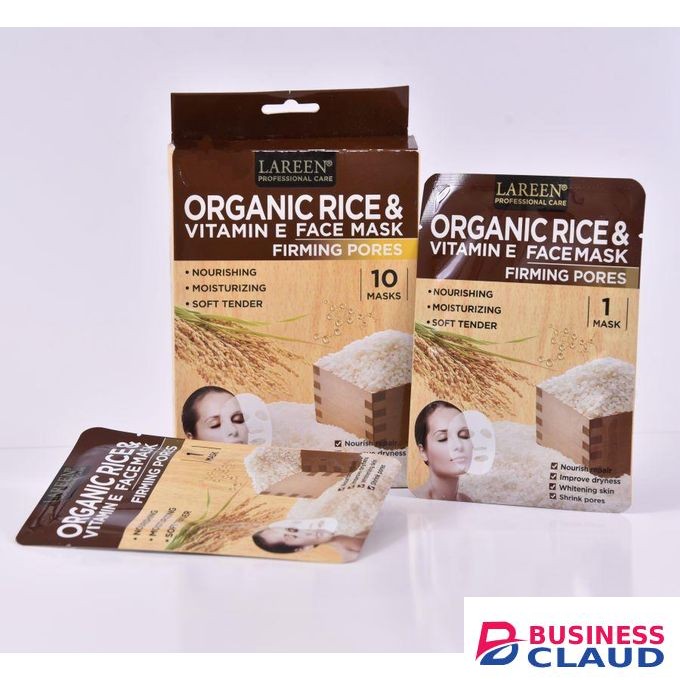 Haokali Organic Rice & Vitamin E face mask