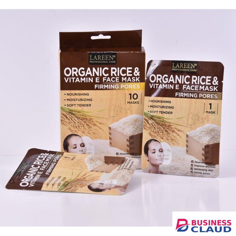 Haokali Organic Rice & Vitamin E face mask