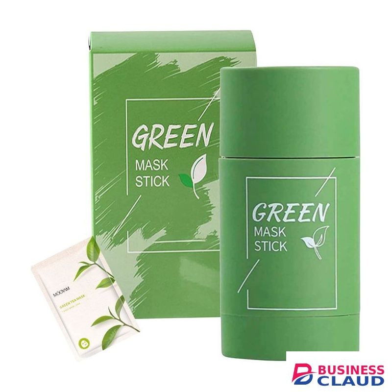 Green Tea Mask Mud Stick Acne Blackhead Smooth Clear Complexion
