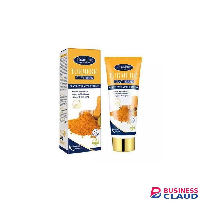 GUAN JING Turmeric Clay Mask , Detox Anti-acne Repair Anti-aging