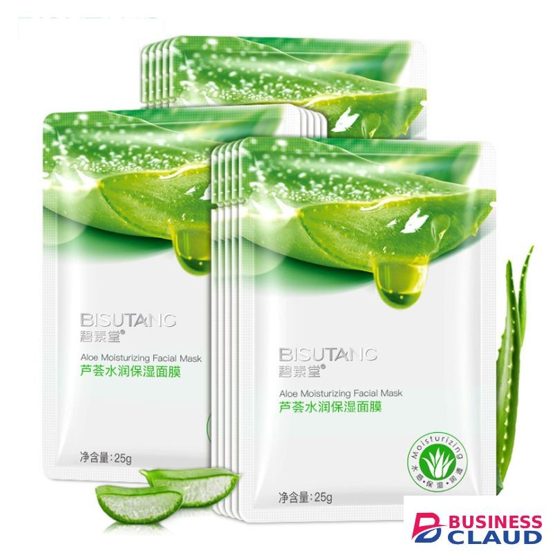 Bisutang Fresh Aloe Hyaluronic Acid Essence Moisturizing Facial Mask