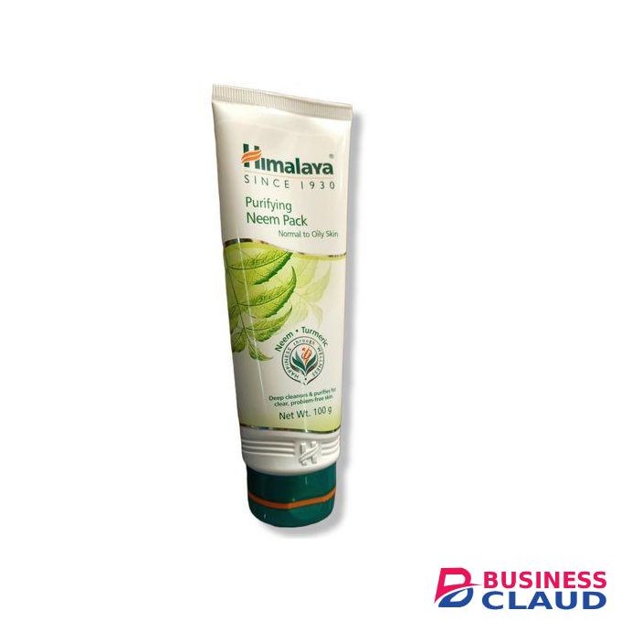 Himalayan Purifying Neem Pack Fuller's Earth Turmeric Oily Skin Pimples Clogged Skin Pores