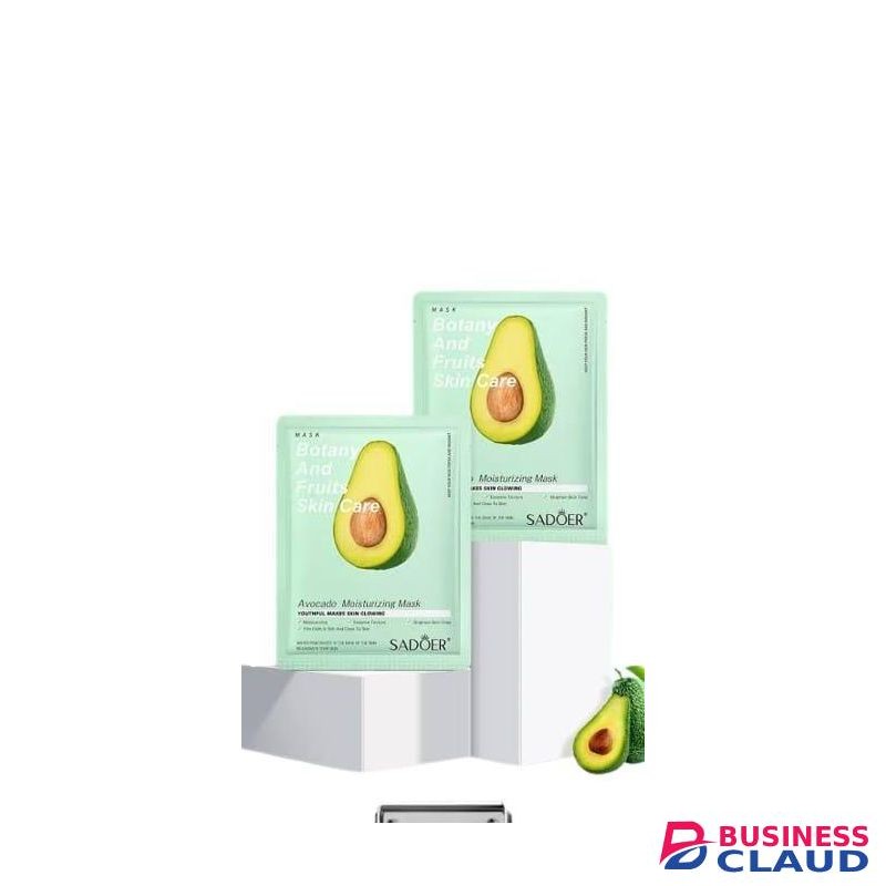 SADOER Quality 3 Pieces Ovacado Anti Wrinkle Moisturizing Skin Care Mixed Fruit Facial Mask Collagen Face Mask Moisturizing Refreshing Sheet Masks