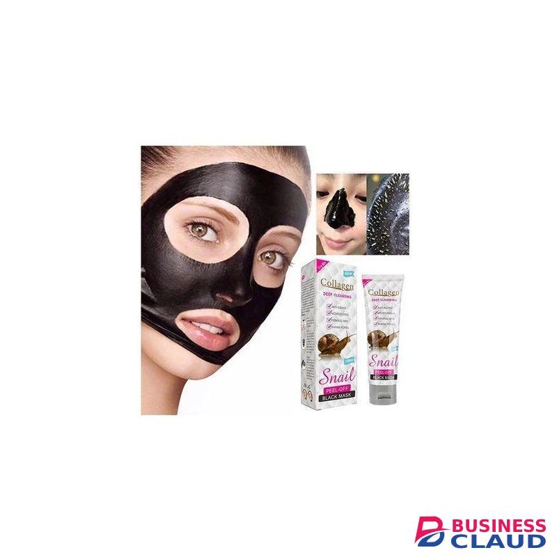 Collagen Snail Peel Off Face Black Mask, Deep Cleansing & Skin Rejuvenation 120ml