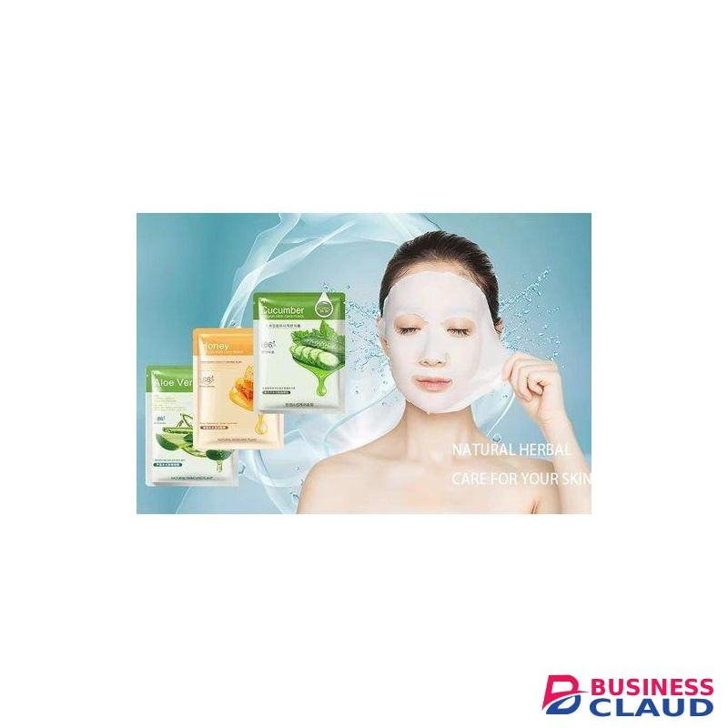 Facial Moisturizing Nourishing Olive, Honey Aloe Vera, Pomegranate, Blueberry, Cucumber Sheet Face Mask