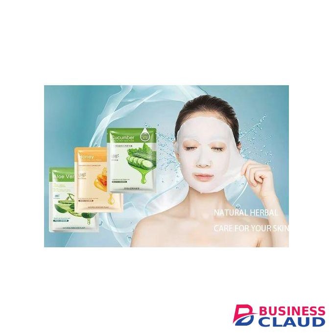 Facial Moisturizing Nourishing Olive, Honey Aloe Vera, Pomegranate, Blueberry, Cucumber Sheet Face Mask