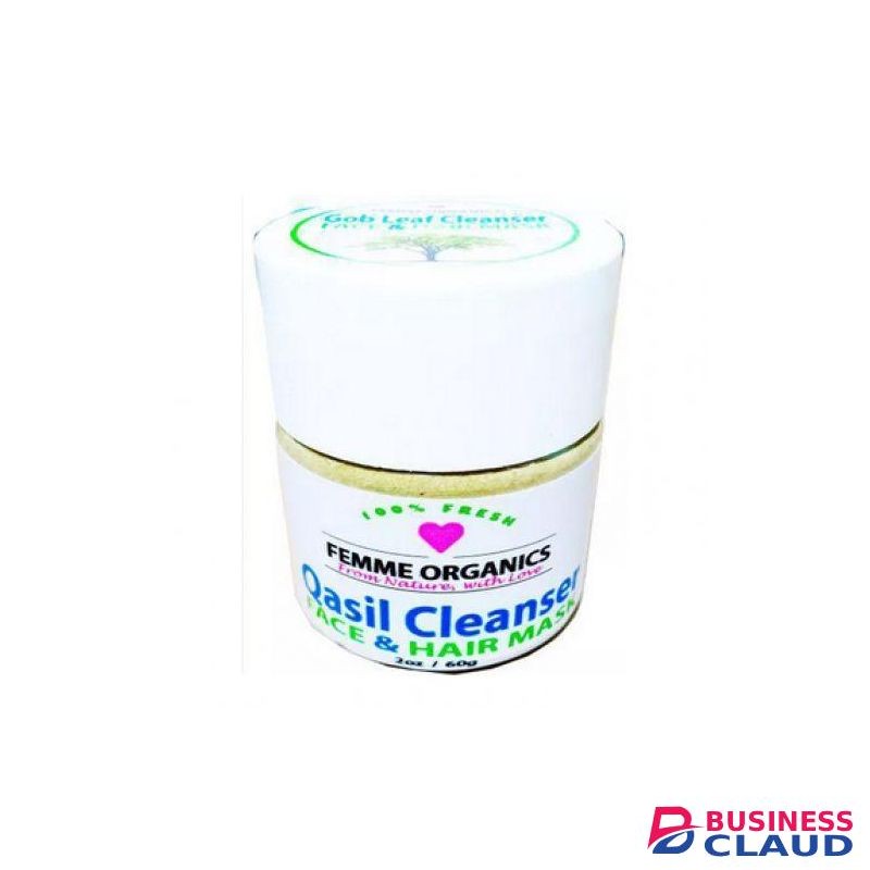 Femme Organics Qasil Hair & Face Mask Gob Leaf Cleanser