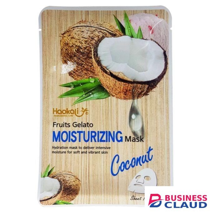 Haokali Moisturizing Coconut Face Facial Sheet Masks-10 Pieces