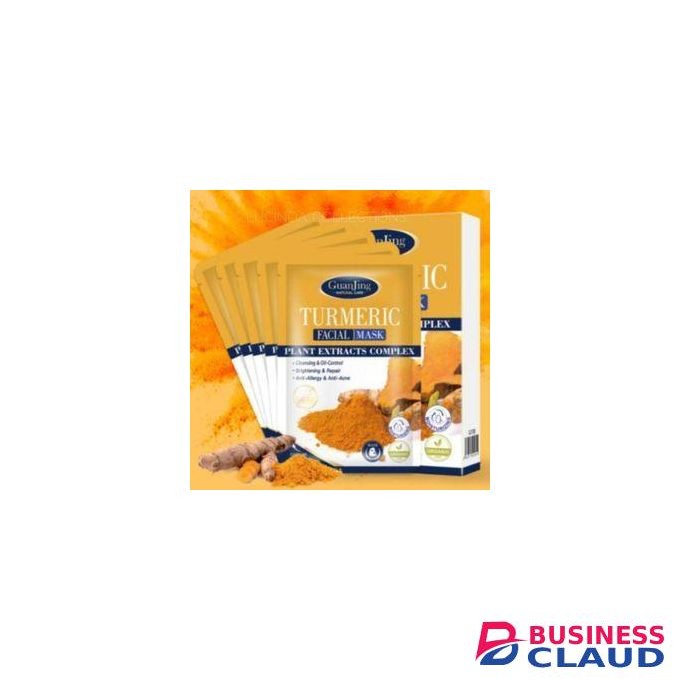 Guanjing 10pcs Turmeric Facial Mask