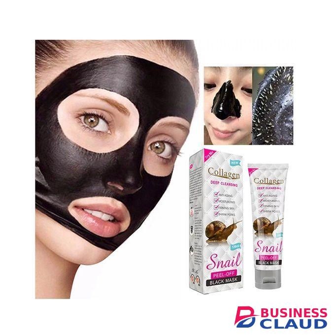 Collagen Snail Peel Off Face Black Mask