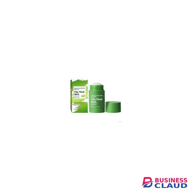 Guanjing Green Tea Clay Mask Stick for Acne, Blackheads, and Uneven Skin Tone