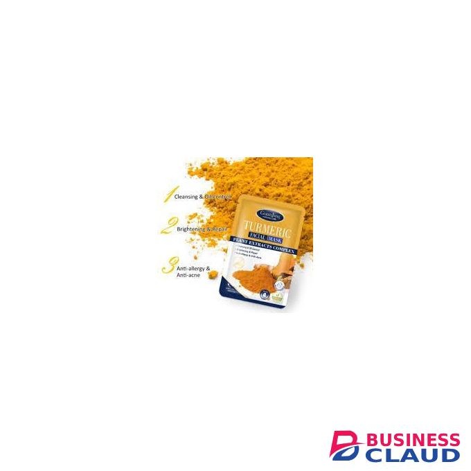 Guanjing Turmeric facial mask plant extracts complex-10 sheets