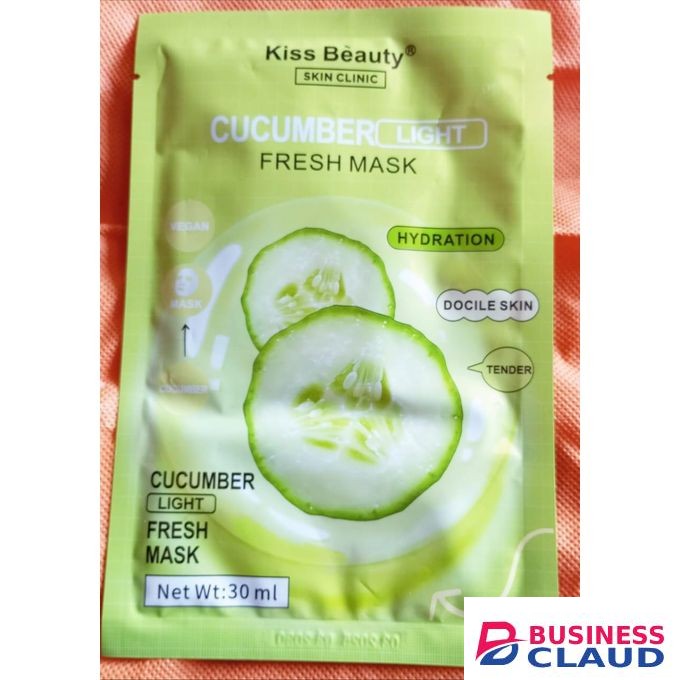 Kiss Beauty Cucumber Facial Sheet Masks- Firms the Skins