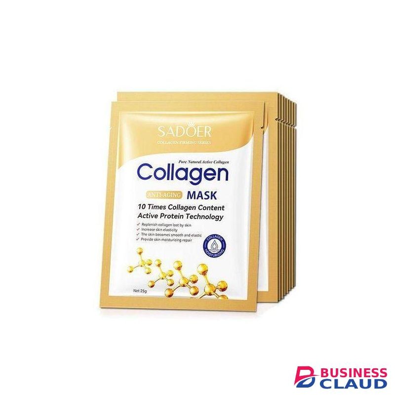Collagen Face Mask – 10 Pcs Anti-Aging & Moisturizing Facial Sheet Masks