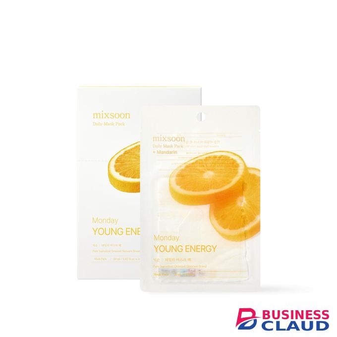 Mixsoon daily Mask pack Monday designed to refresh and hydrate the skin