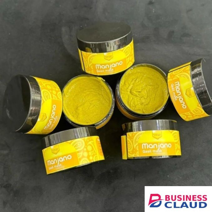 Manjano Qasil Mask – Natural Deep‑Cleansing & Brightening Facial Mask