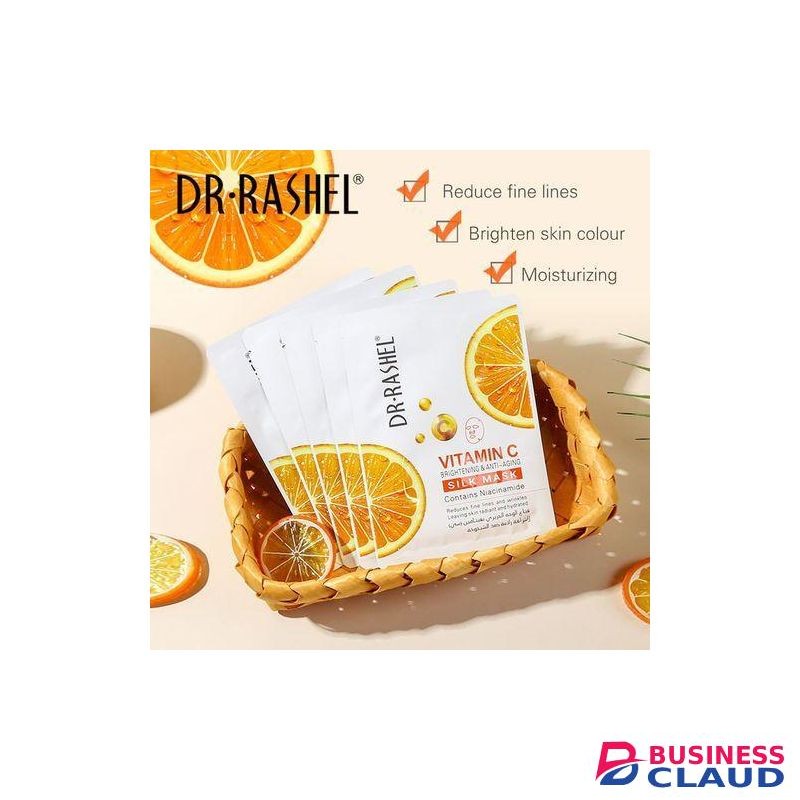 DR RASHEL Vitamin C Brightening & Anti-Aging Silk Mask 28g/bag, 5bags/box