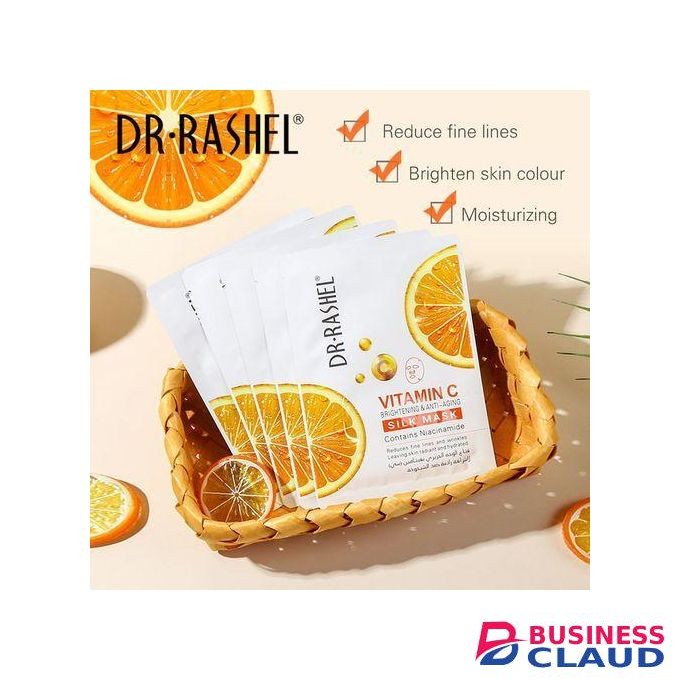 DR RASHEL Vitamin C Brightening & Anti-Aging Silk Mask 28g/bag, 5bags/box
