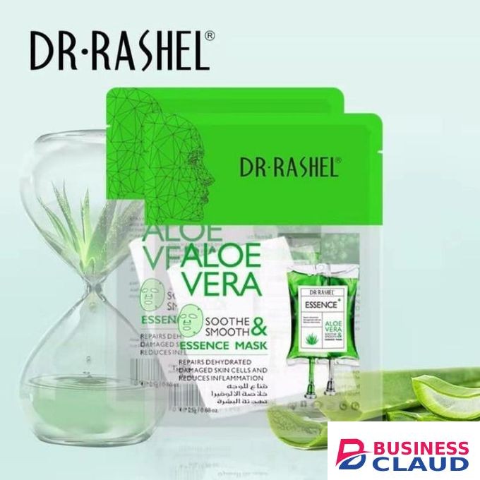 DR RASHEL Aloe Vera Soothe and Smooth Essence Face Mask Pack Of 5
