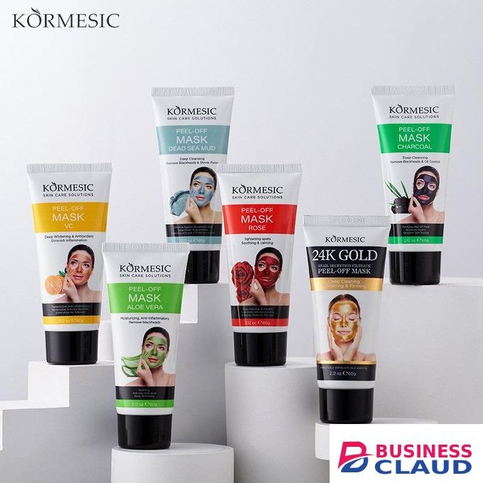 KORMESIC - 60g - 24K GOLD & Snail Secretion Filtrate Peel-off Mask Deep Cleaning Whitening & Firming