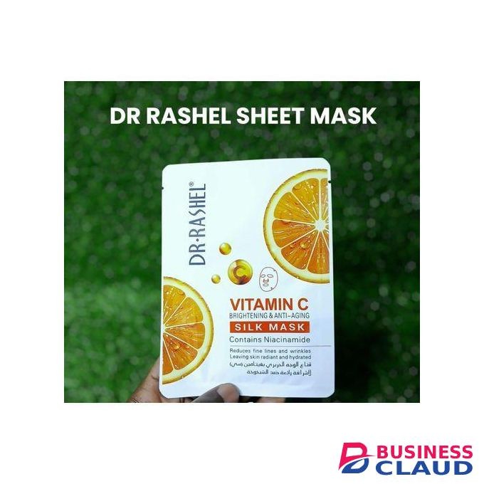 Dr. Rashel Vitamin C Brightening & Anti-Aging Silk Mask - 1pc