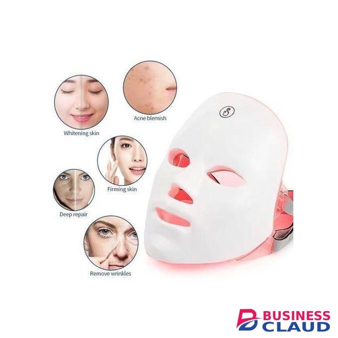 Photon LED Facial Mask – Red Light Therapy for Acne, Wrinkles & Skin Firming