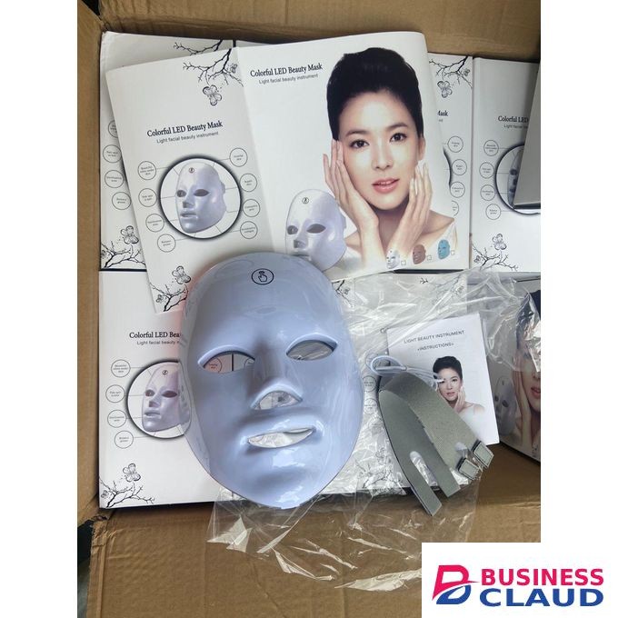 7-Color LED Light Therapy Facial Mask – Wireless Skin Rejuvenation & Anti-Acne Beauty Machine