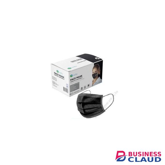 Kens Black 3 Ply Mask (50pcs)