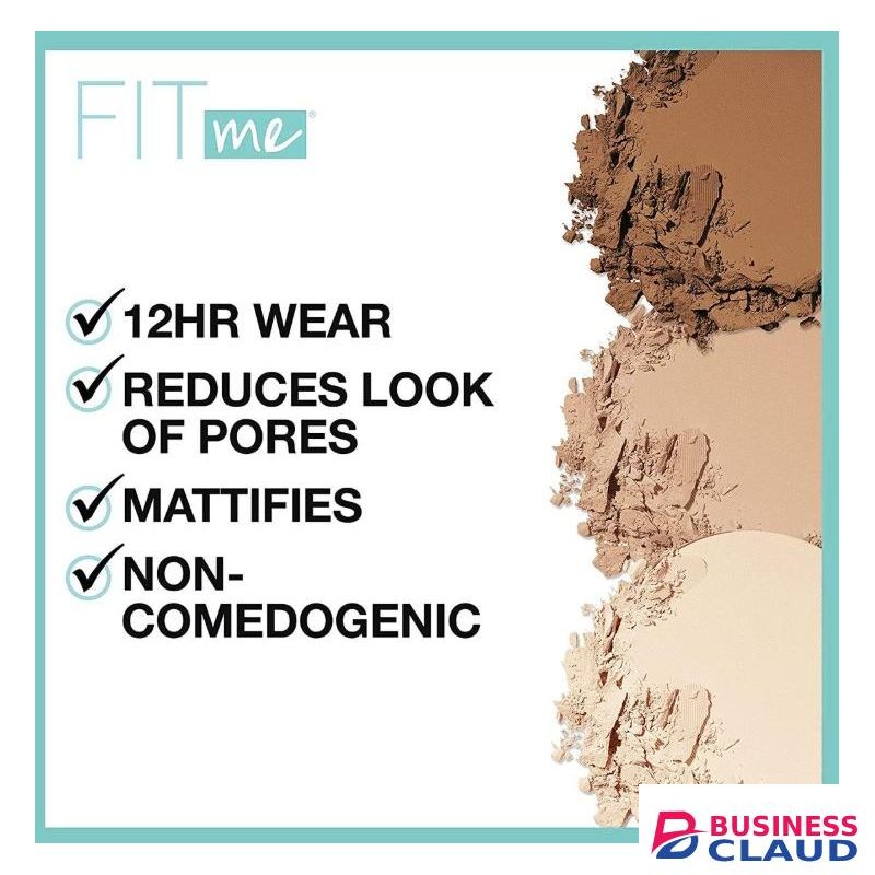 Maybelline Fit Me Matte Poreless Powder 220 Nat Beige, Lightweight, 12hr Long Wearing, Skin Tone Matching, Absorbs Oil