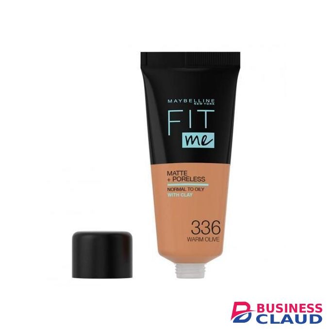 Maybelline Fit Me Matte And Poreless Foundation For Normal To OIly Skin Fill Coverage Blendable Upto 12H - 336 WARM OLIVE, 30ml