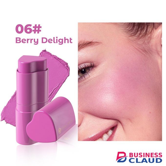 YOUNG VISION Love Powder Blusher Cream Facial Stick Mousse Powder Blusher Lipstick Three In One