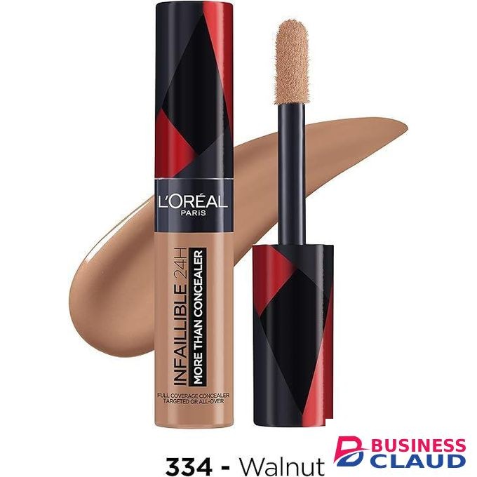 L'Oréal Infallible 24H More Than Concealer - 334 Walnut, Full-coverage, Longwear and Matte Finish