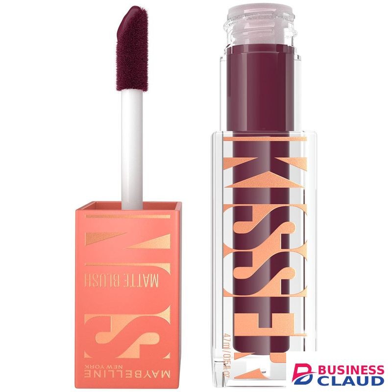 Maybelline Sunkisser Liquid Glow Blush Hazy - 33 Berry Brunch Matte Blush Blendable, Longwear, Glowy Make Up, With Vitamin E 4ml