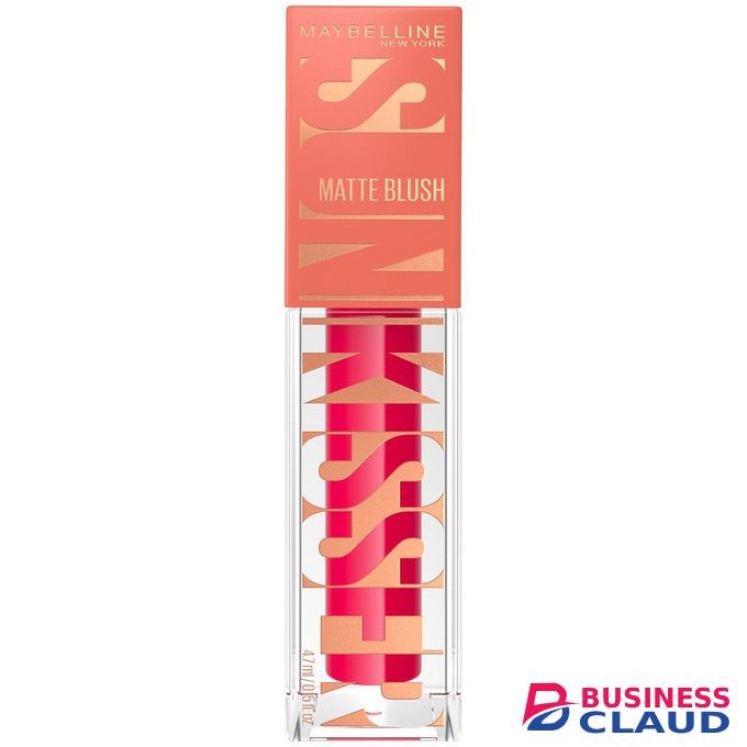 Maybelline Sunkisser Liquid Glow Blush Hazy - 31 Hot Pink Summer Matte Blush Blendable, Longwear, Glowy Make Up, With Vitamin E 4ml