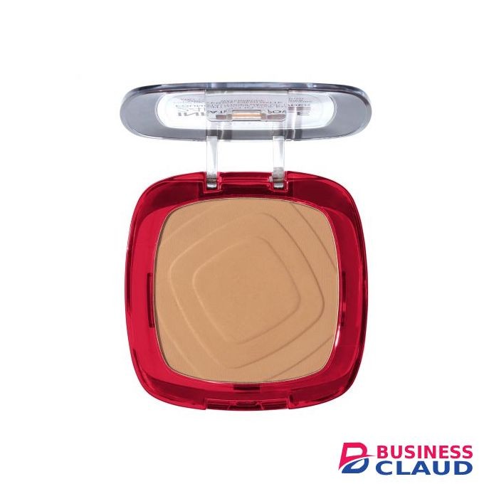 L'Oréal Infallible 24H Fresh Wear Foundation in a Powder - 300 Amber, Full-coverage, Longwear, Weightless Smooth Finish, Waterproof and Transfer-proof