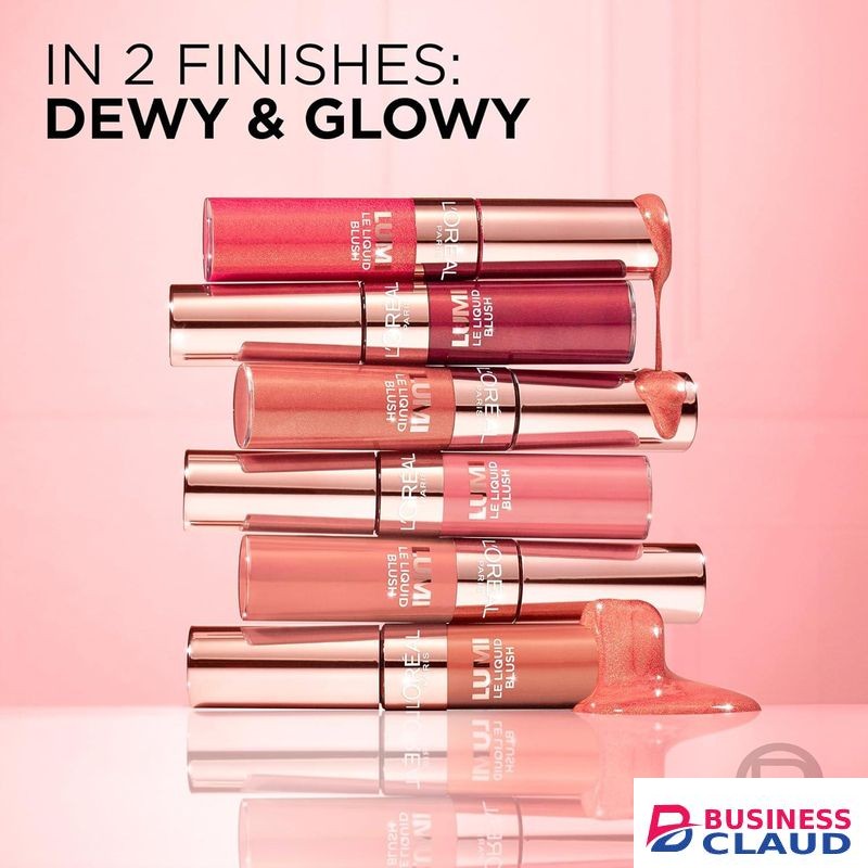 L'Oréal Paris Lumi Le Liquid Blush, Shade: 627 Glowy Warm Peach, Intense Lightweight Blush Formula with Liquid Pigments that Creates a Radiant Pop of Color, 10ml