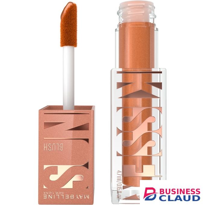 Maybelline Sunkisser Liquid Glow Blush Bronzer - 12 Summer In The City Blendable, Longwear, Glowy Make Up, With Vitamin E 4ml