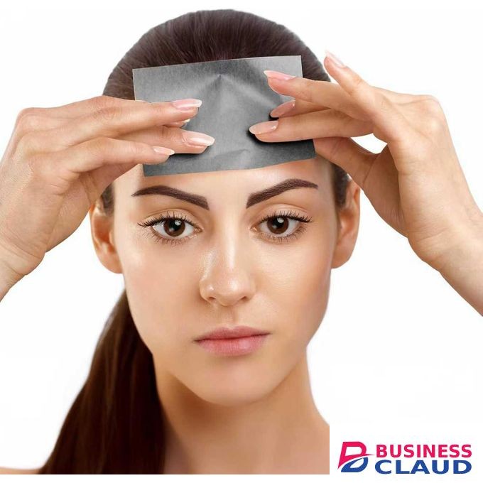 100pcs Charcoal Oil-Absorbing Sheets, Facial Oil-Absorbing Sheets