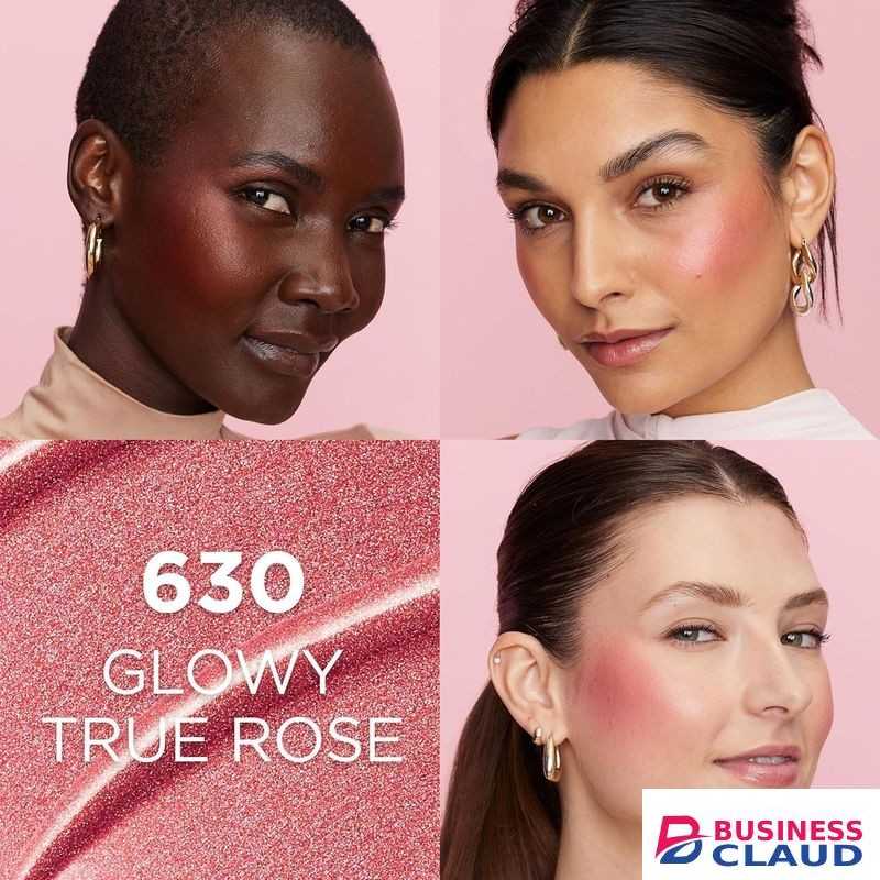 L'Oréal Paris Lumi Le Liquid Blush, Shade: 630 Glowy True Rose, Intense Lightweight Blush Formula with Liquid Pigments that Creates a Radiant Pop of Color, 10ml