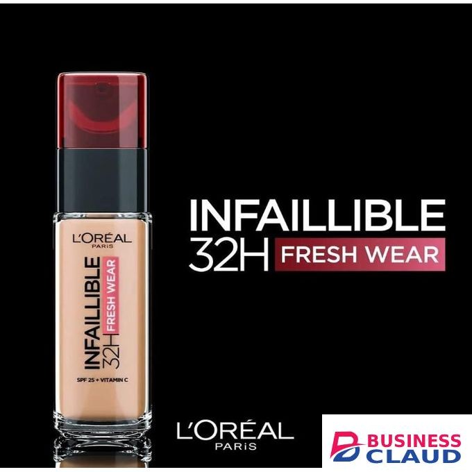 L'Oréal Paris Infaillible 32H Fresh Wear Foundation 392, Liquid Foundation, Full Coverage, Longwear, With Vitamin C and SPF 25, 30ml
