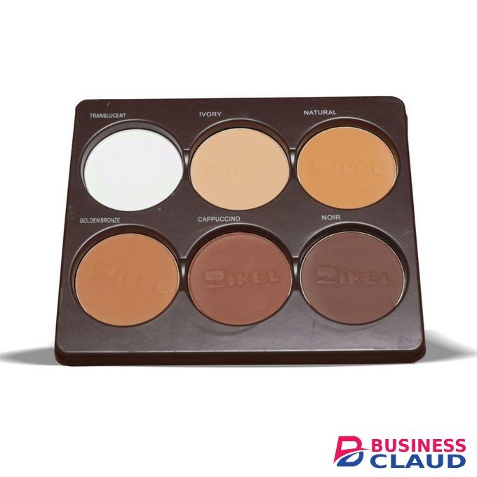 Zikel Powder Palette Contour Highlight Set HD Matte Delivers Full Coverage Smooth Assorted Shades Professional Artistry MUA Face Beat Palette