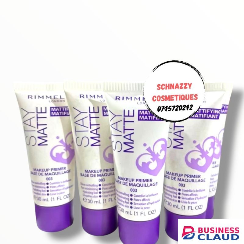 Rimmel London Stay Matte Mattifying Makeup Primer 30ml Oil Control Flawless Base Clean Longlasting Face Beat