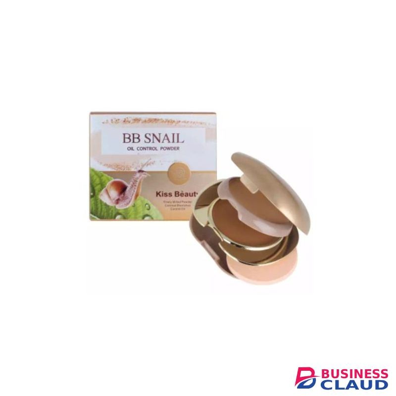 Kiss Beauty 2 In 1 BB Snail Pressed Powder With Foundation Oil Control