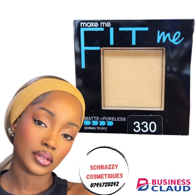 FIT ME Matte Pressed Powder Lasting Makeup Oil Control Sweat Control Smooth Poreless Finish Longwearing Lightweight Coverage Anti-shine Perlite Absorbs Oil