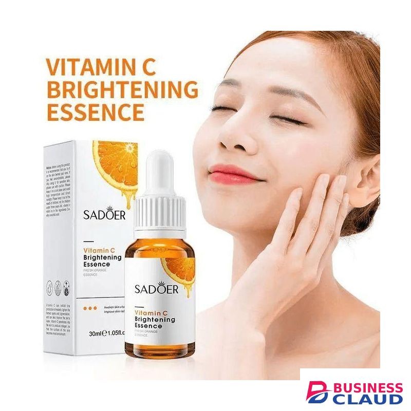 SADOER Vitamin C Serum, Face Brightening Vitamin C Essence , Awakens Skin Vitality, Moisturizing, Anti Wrinkles, Anti Aging, Whiten Dark Spots